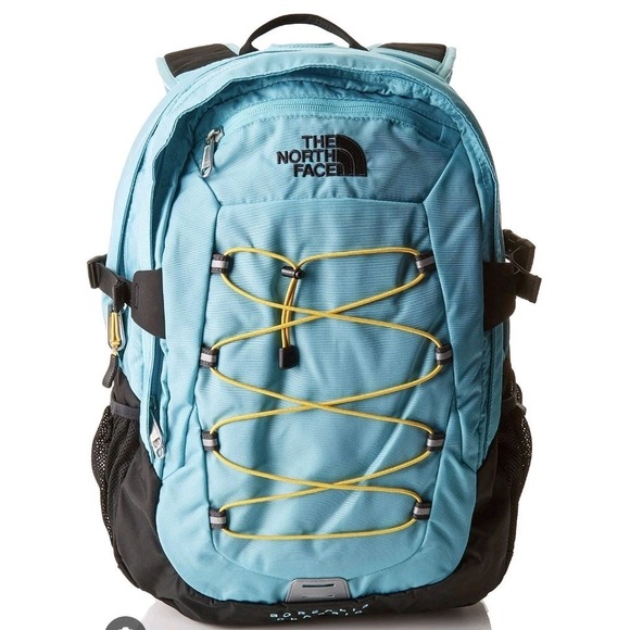EUC THE NORTH FACE Borealis Classic Backpack Teal Blue Hiking School Outdoor Bag - Picture 1 of 5